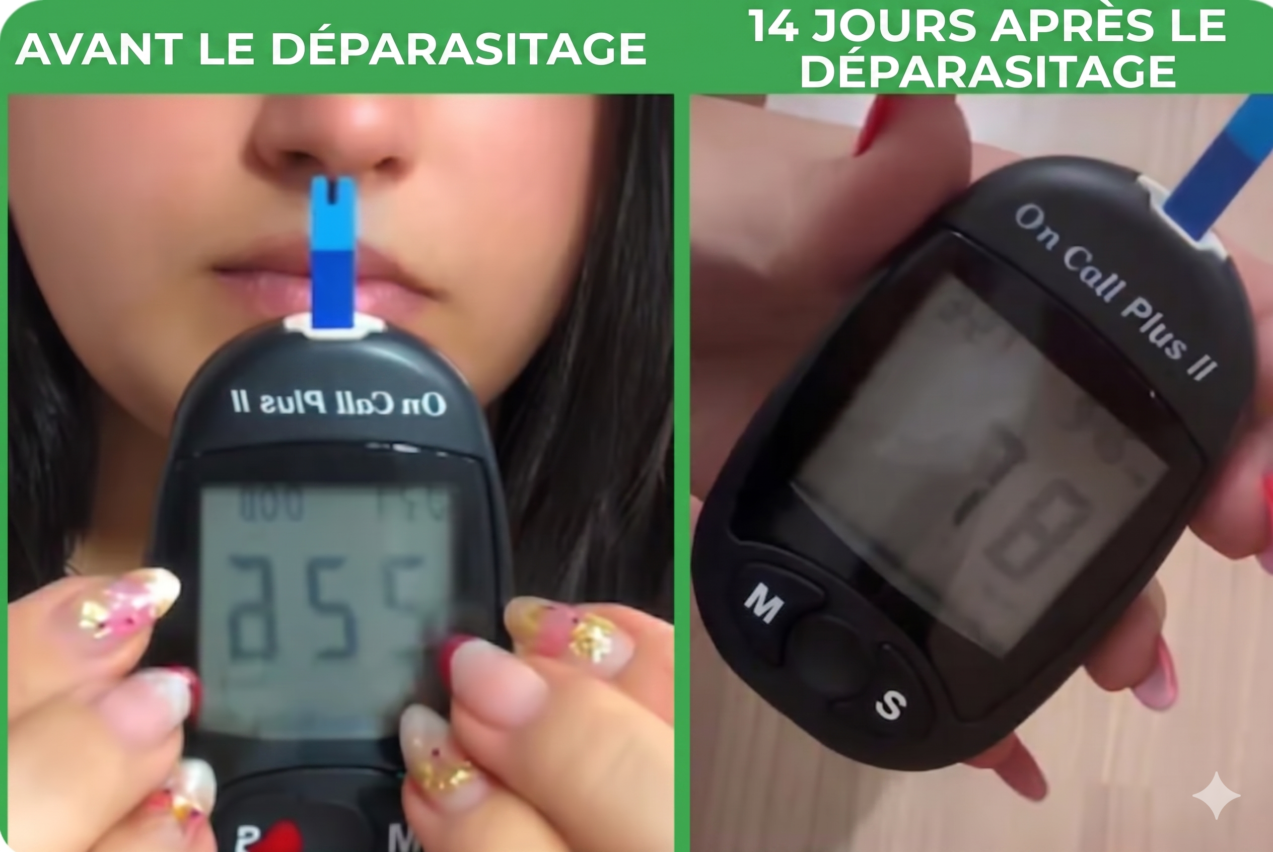 Comparaison Glycémie